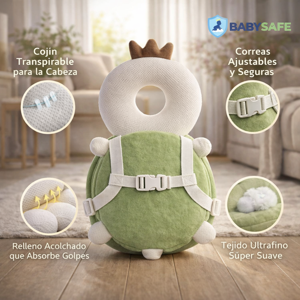 Mochila Protectora Anticaídas para Bebés - Protege su Cabeza